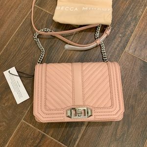Rebecca Minkoff Chevron Quilted Love Crossbody